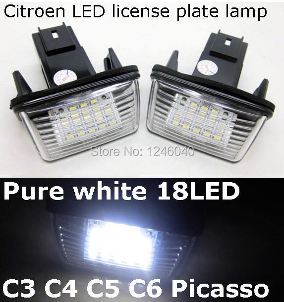 Citroen Picasso C3 C4 C5 C6  2Pcs Led ̼ ȣ ÷Ʈ Ʈ Berlingo SAXO/XSARA Peugeot 206 207 306 307 308 5008 406 407